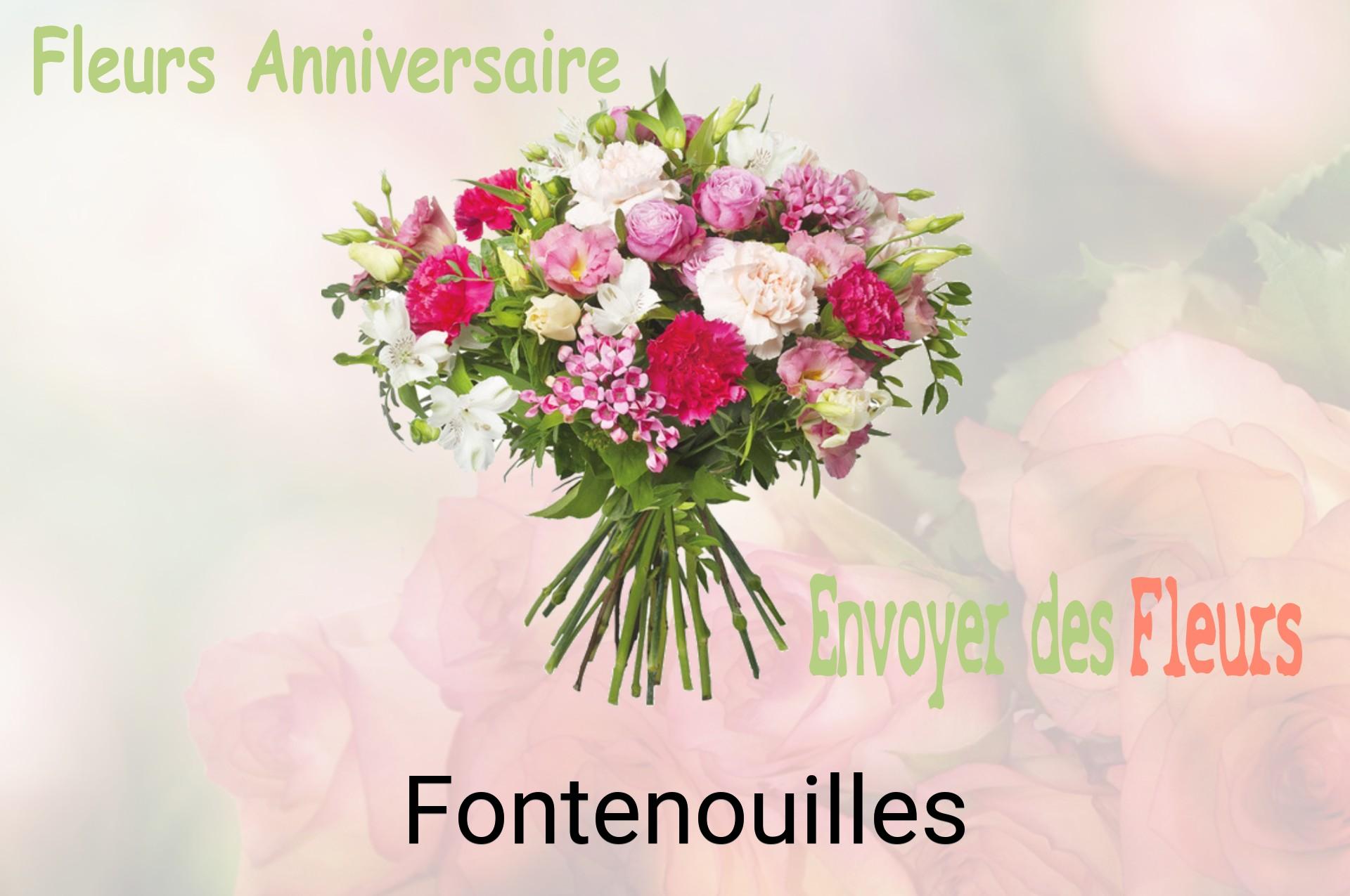 Bouquet de fleurs d’anniversaire livré à Fontenouilles