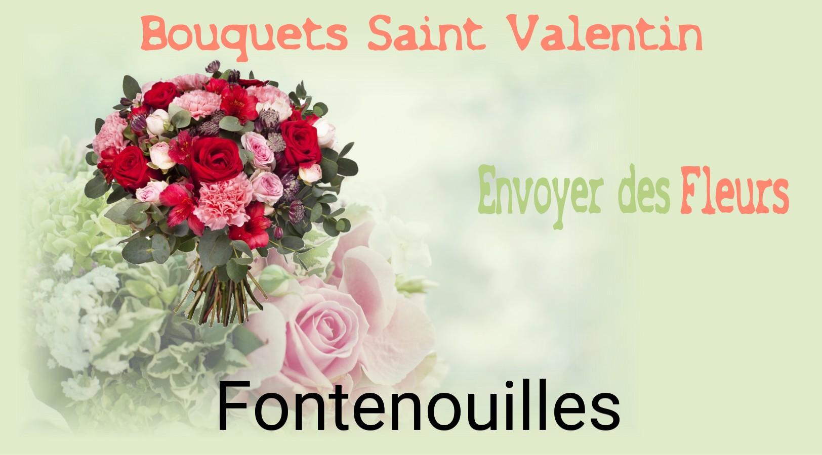 Roses de Saint-Valentin livrées à Fontenouilles